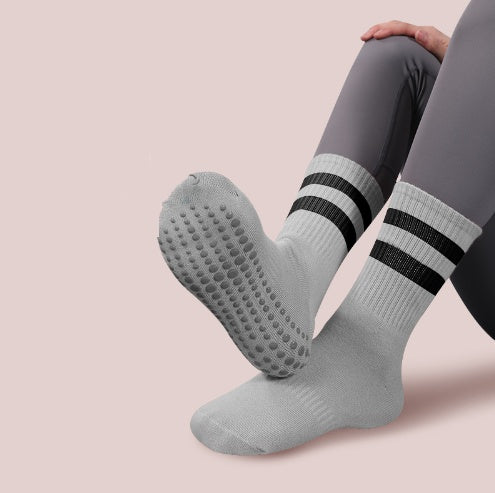 Comfortable Cotton Yoga Socks for Enhanced Grip and Stability