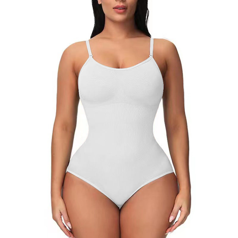 Seamless One-Piece Waist Cincher with Belly Support & Hip Lift