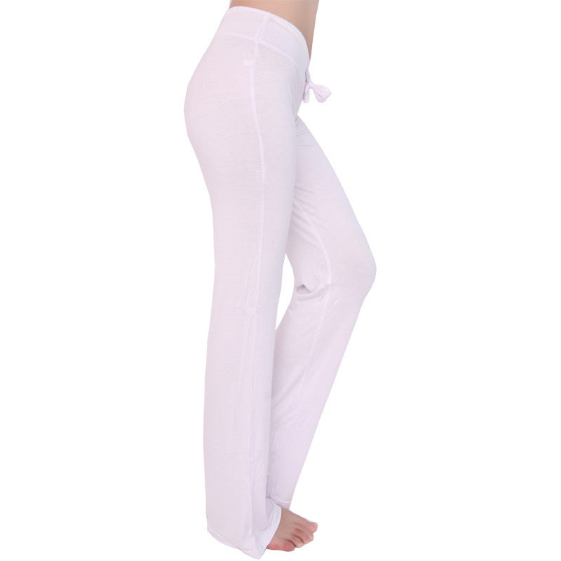 Drawstring Flared Yoga pants