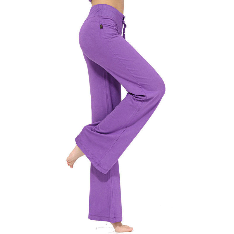 Drawstring Flared Yoga pants