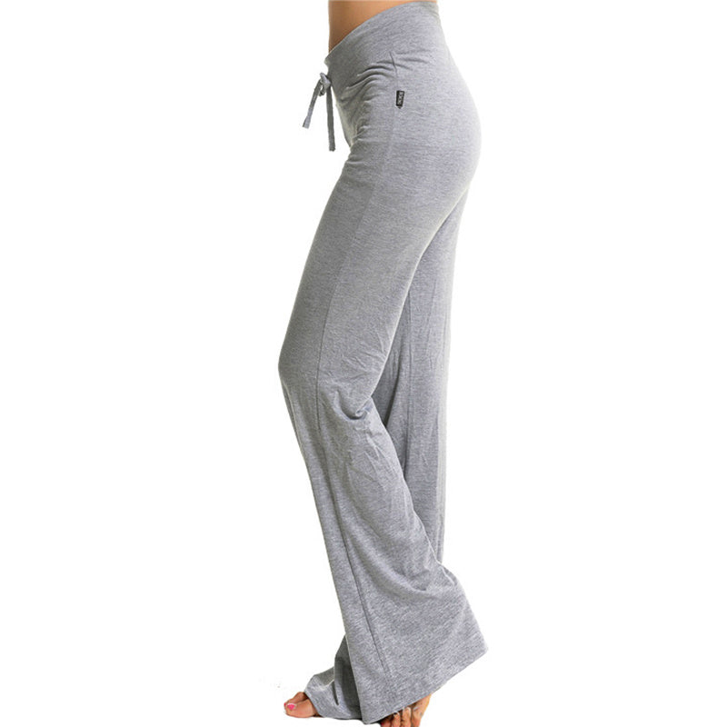 Drawstring Flared Yoga pants