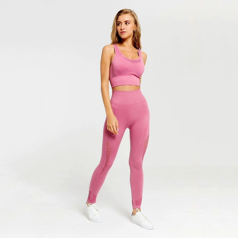 Sweat Yoga Pants Top Set