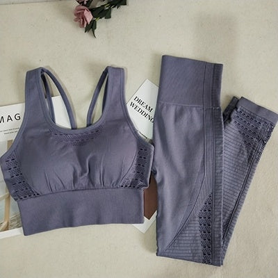 Sweat Yoga Pants Top Set