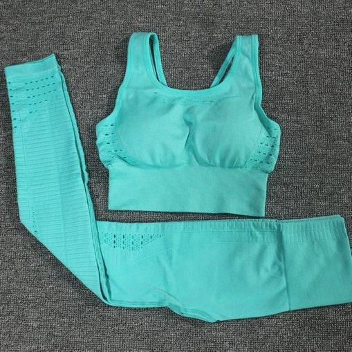 Sweat Yoga Pants Top Set