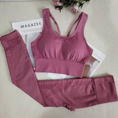 Sweat Yoga Pants Top Set