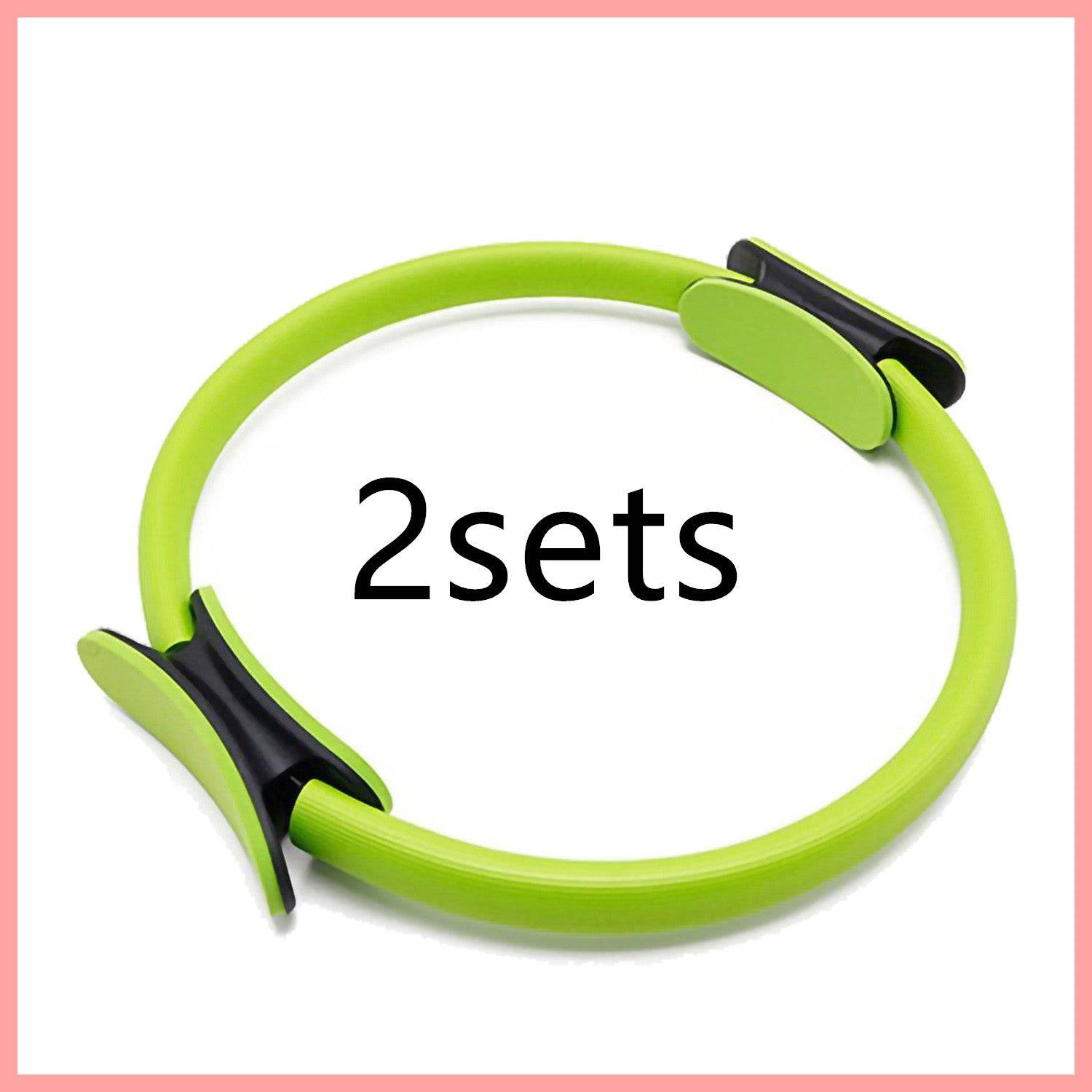 Yoga Pilates Dual Exercise Ring for Home Workouts