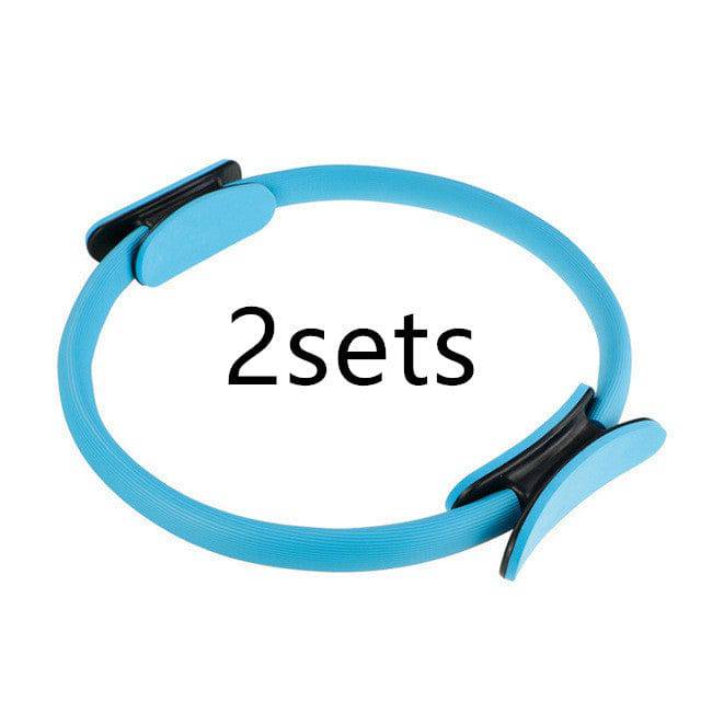 Yoga Pilates Dual Exercise Ring for Home Workouts