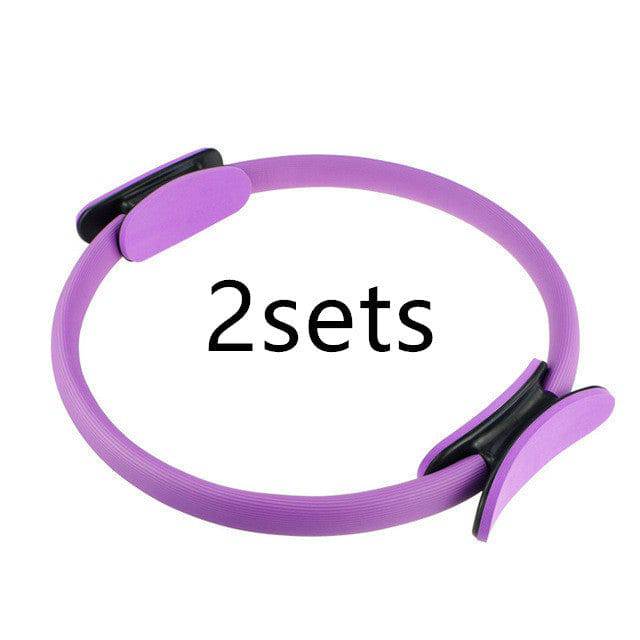 Yoga Pilates Dual Exercise Ring for Home Workouts