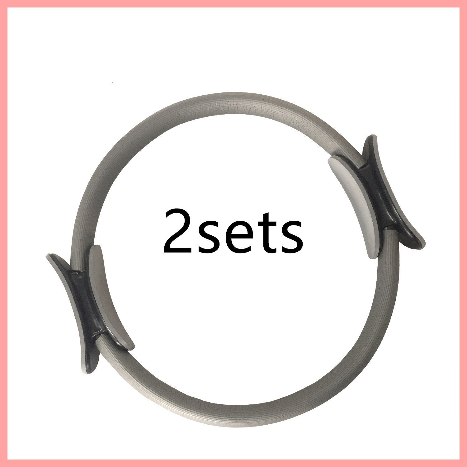 Yoga Pilates Dual Exercise Ring for Home Workouts