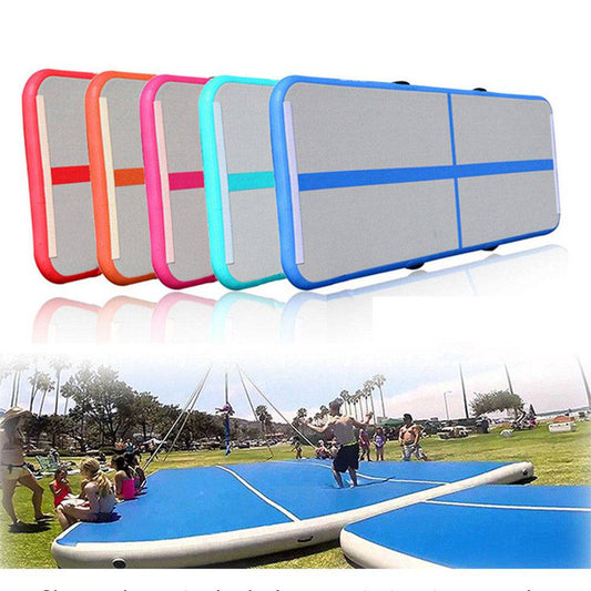 Inflatable Gymnastics Mat Yoga Mat  Air Cushion Martial Arts Training - Rainbowsis