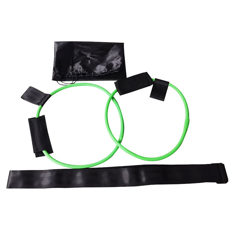 Yoga Fitness Belt with Foot Pedal Tension Rope