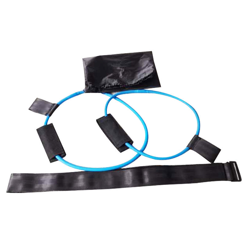 Yoga Fitness Belt with Foot Pedal Tension Rope