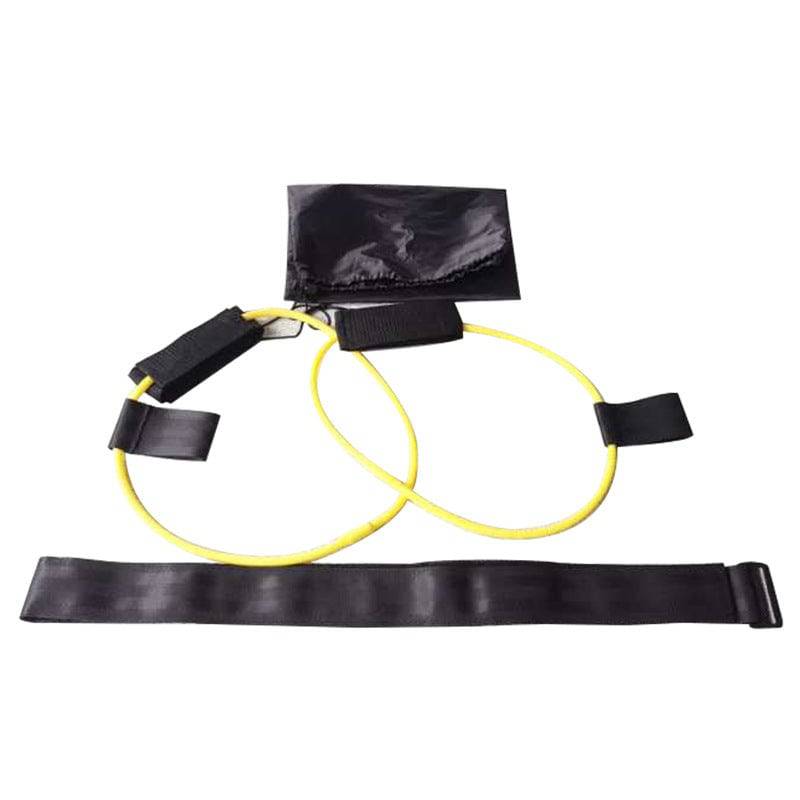 Yoga Fitness Belt with Foot Pedal Tension Rope