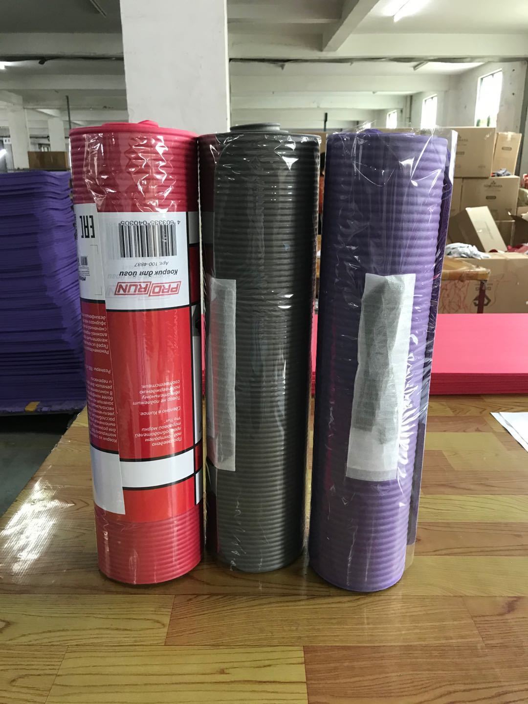 Striped Yoga Mat for Ultimate Comfort and Support