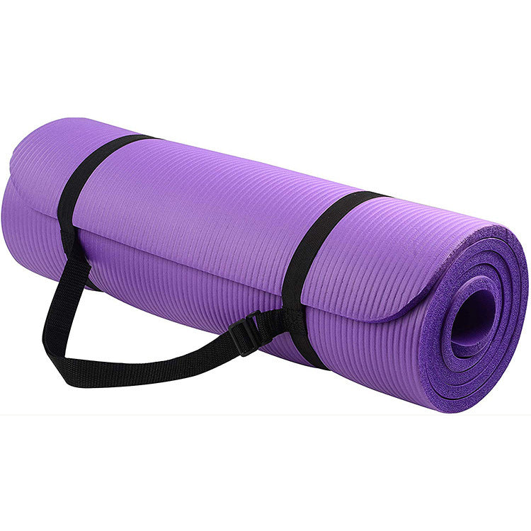 Striped Yoga Mat for Ultimate Comfort and Support