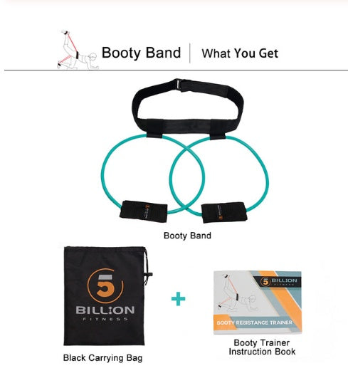 Adjustable Booty Resistance Band Set for Glutes and Core