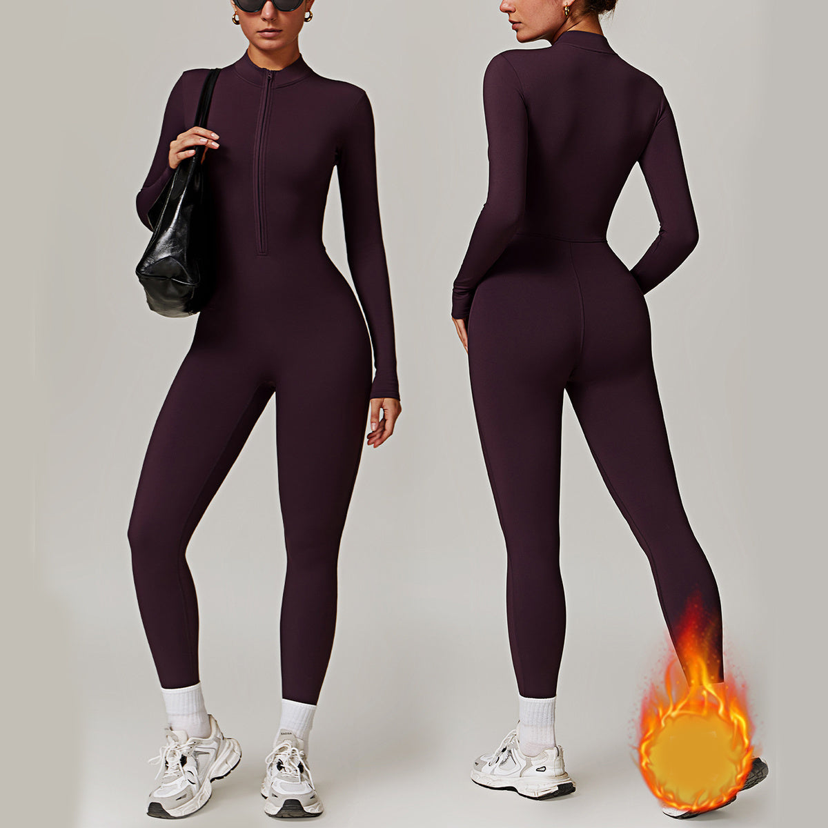 Long-sleeved Jumpsuit Yoga Fitness Sports