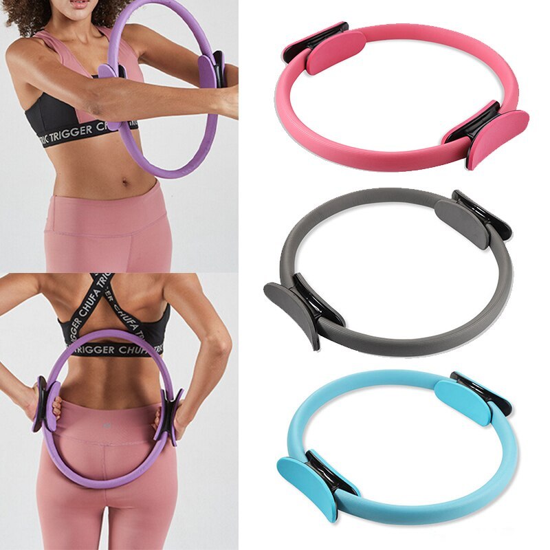 Yoga Pilates Dual Exercise Ring for Home Workouts