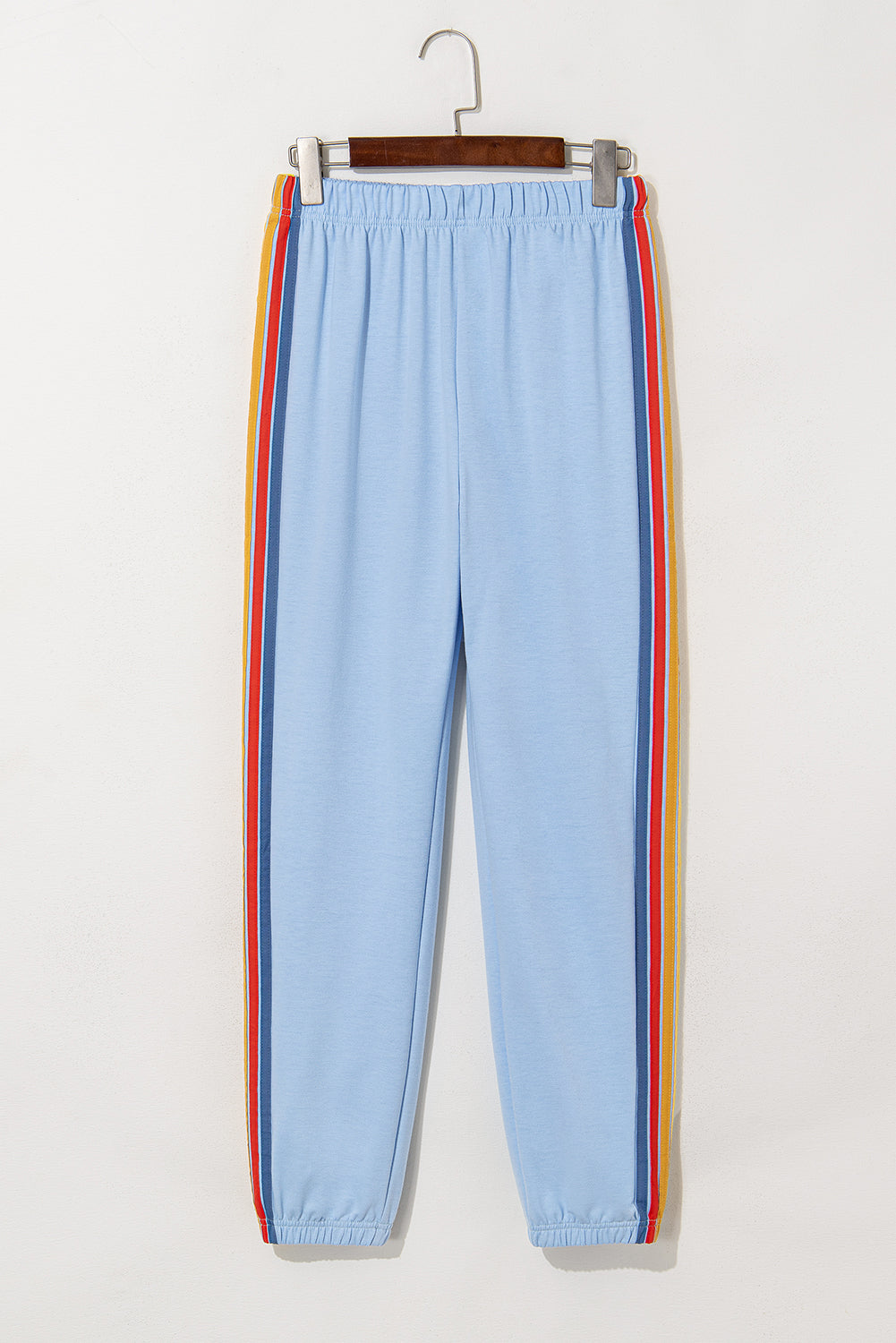 Light Blue Counting Rainbows High Waist Sweatpants