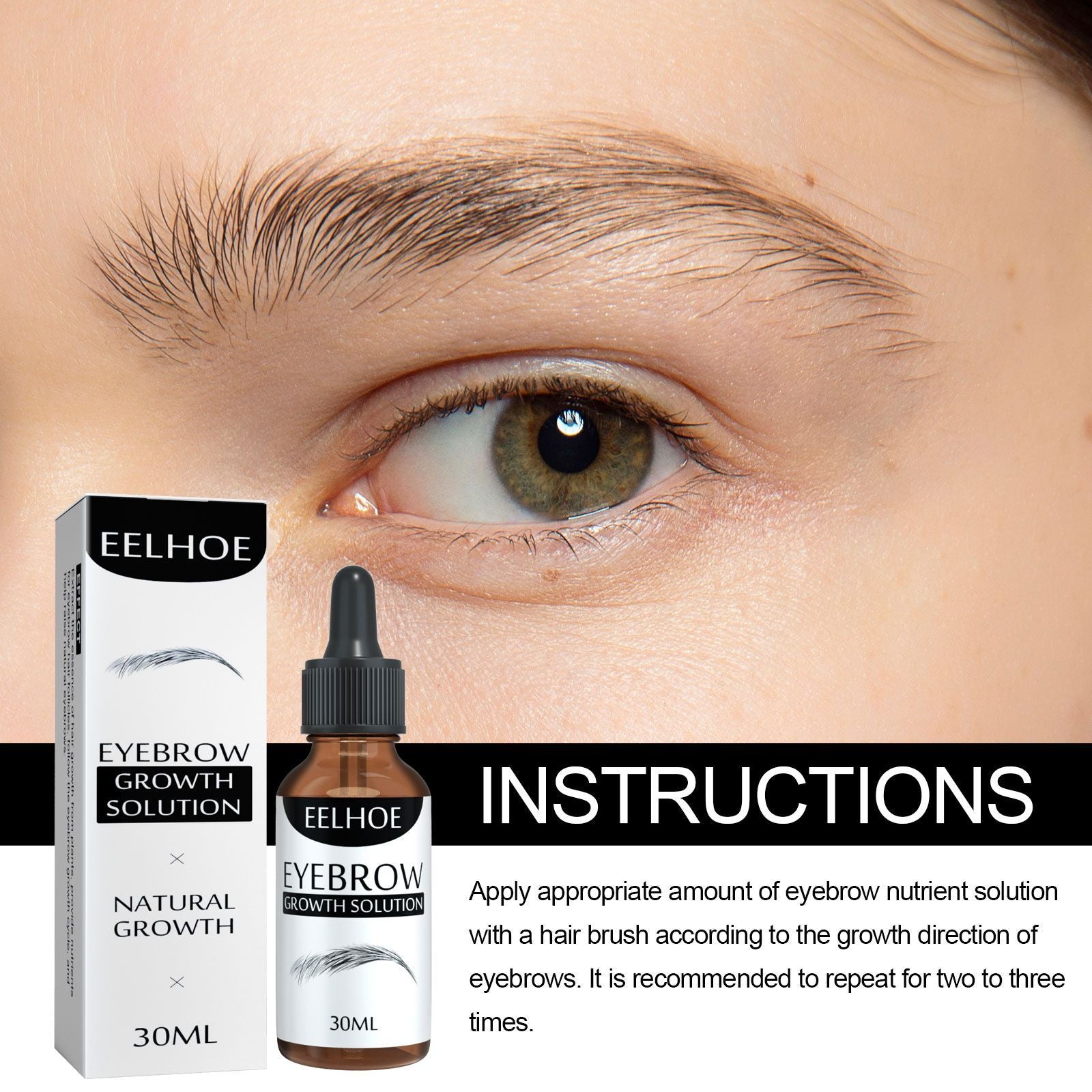 Rainbowsis  Natural Essential Oil For Thick Eyebrows - Rainbowsis