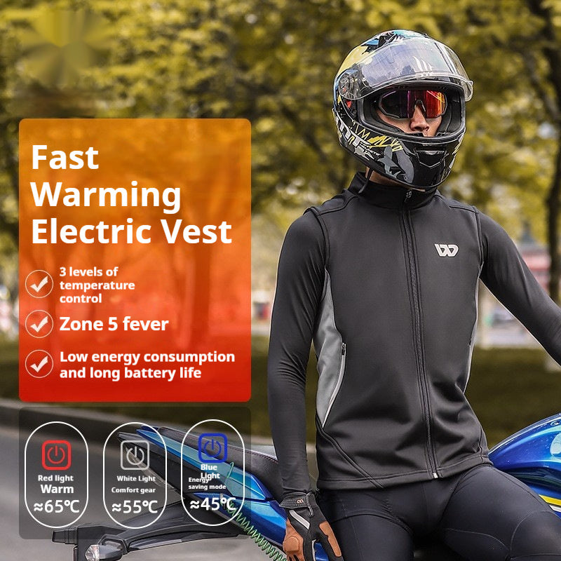 Winter Electric Heating Vest Cold-proof Warm Vest Vest