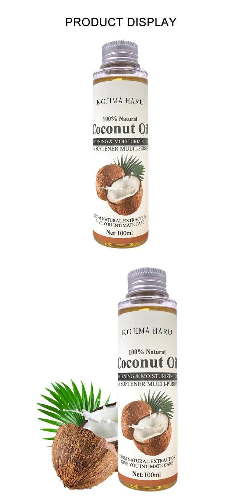 Rainbowsis Facial Care Coconut Massage Essential Oil - Rainbowsis