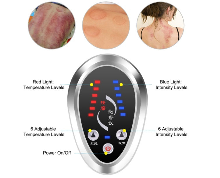 Wireless Gua Sha Vacuum Suction Cups Magnetic Therapy Body Cupping