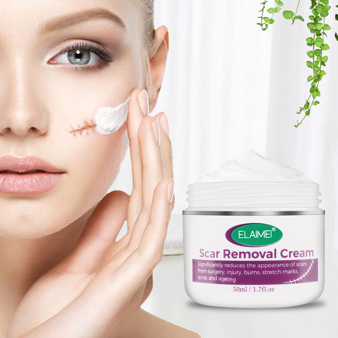 Scarless Cream Scar Removal Cream Face Acne Scar Stretch Marks Skin Repair Face Cream