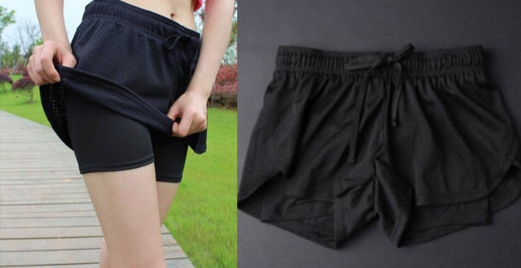 Double Layered Yoga Shorts