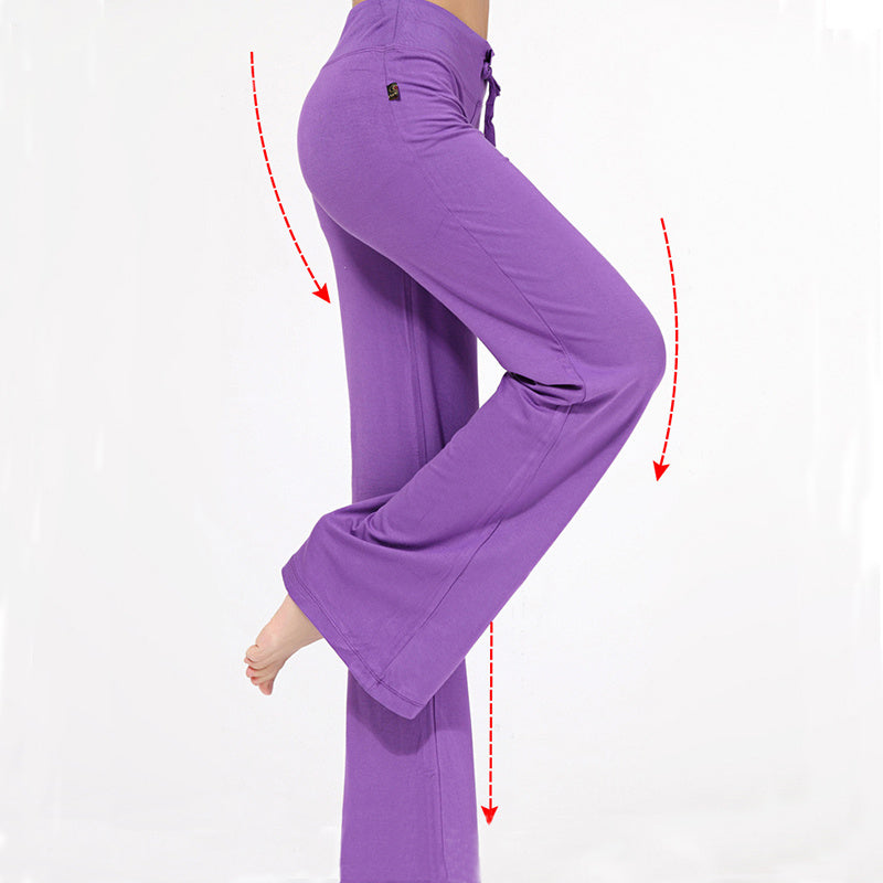 Drawstring Flared Yoga pants