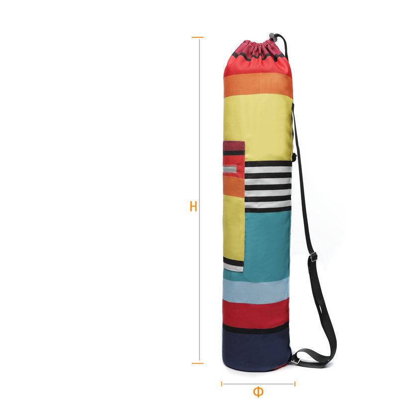 Rainbowsis Canvas Yoga Mat Shoulder Bag - Rainbowsis