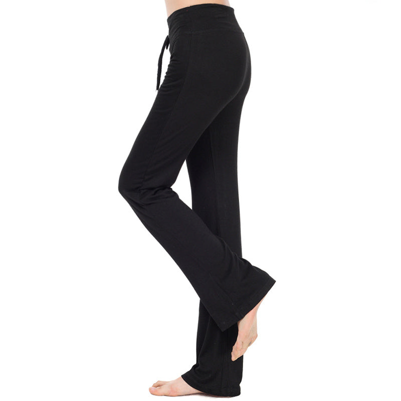 Drawstring Flared Yoga pants