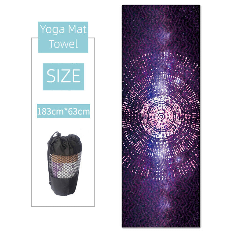 Non-slip Thickened Microfiber Yoga Spread  Sweat absorbing Towel Yoga Blanket