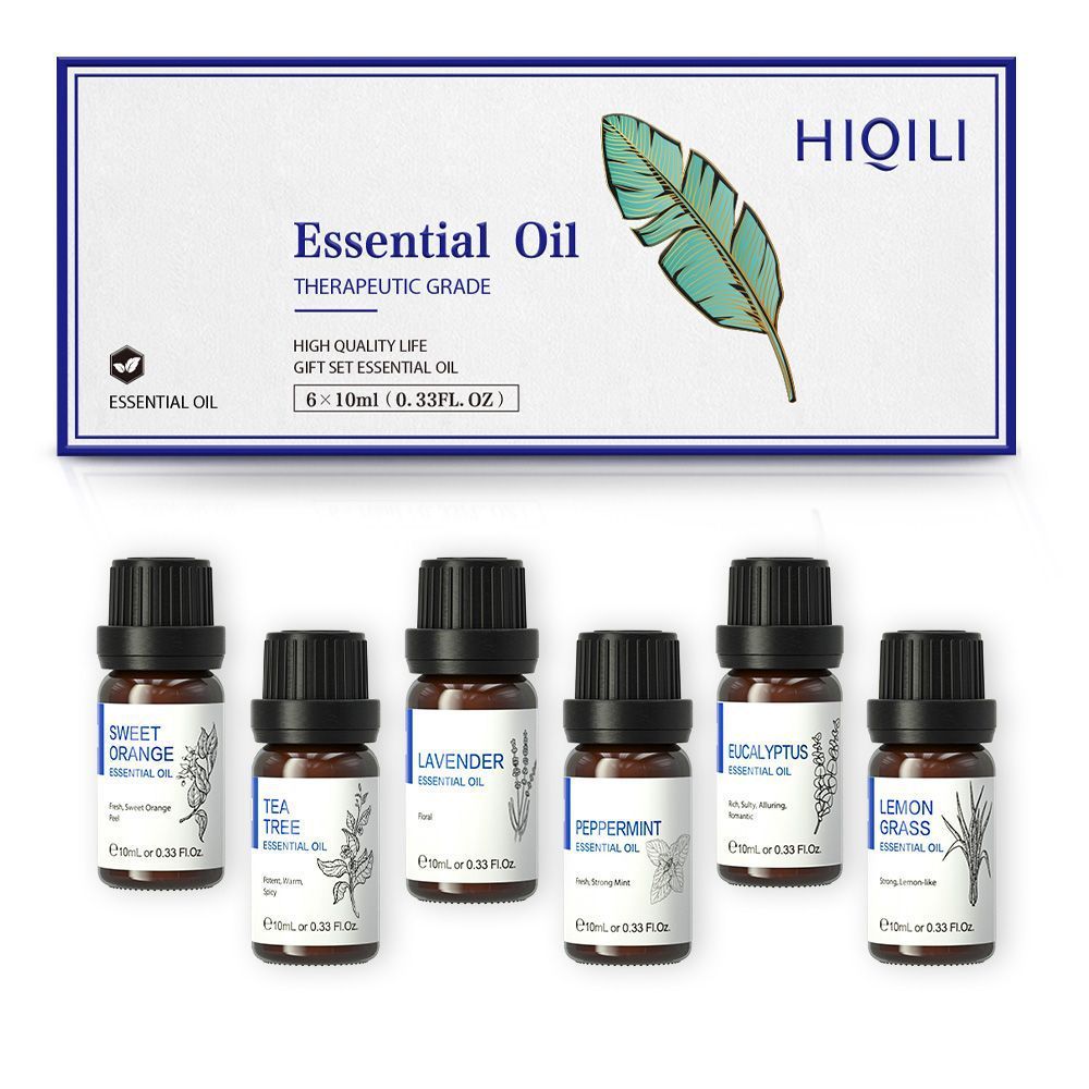 Plant Aromatherapy Essential Oil 10ml Set 6 Piece Set - Rainbowsis