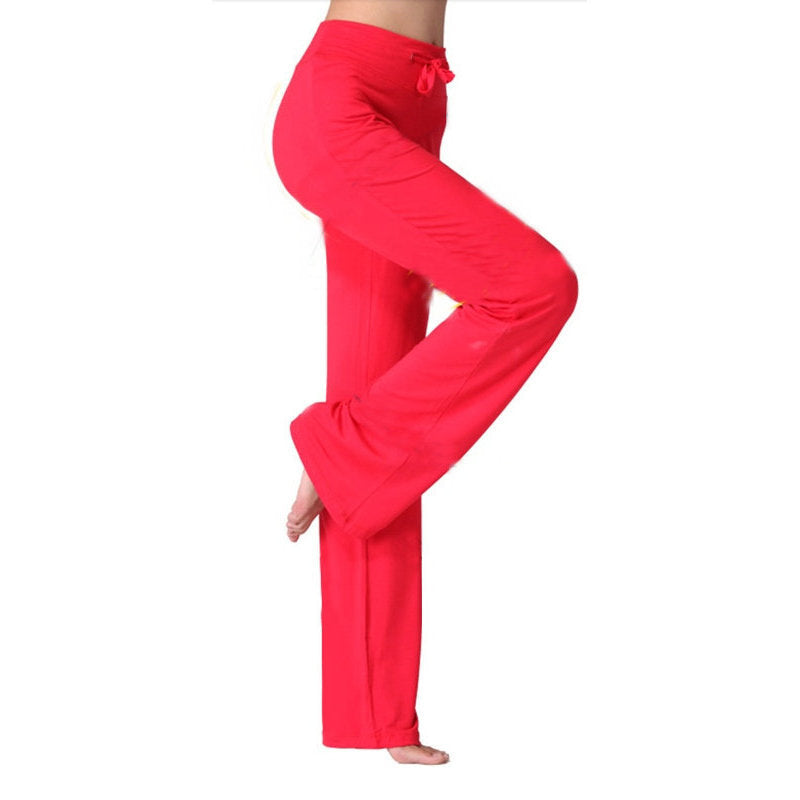 Drawstring Flared Yoga pants