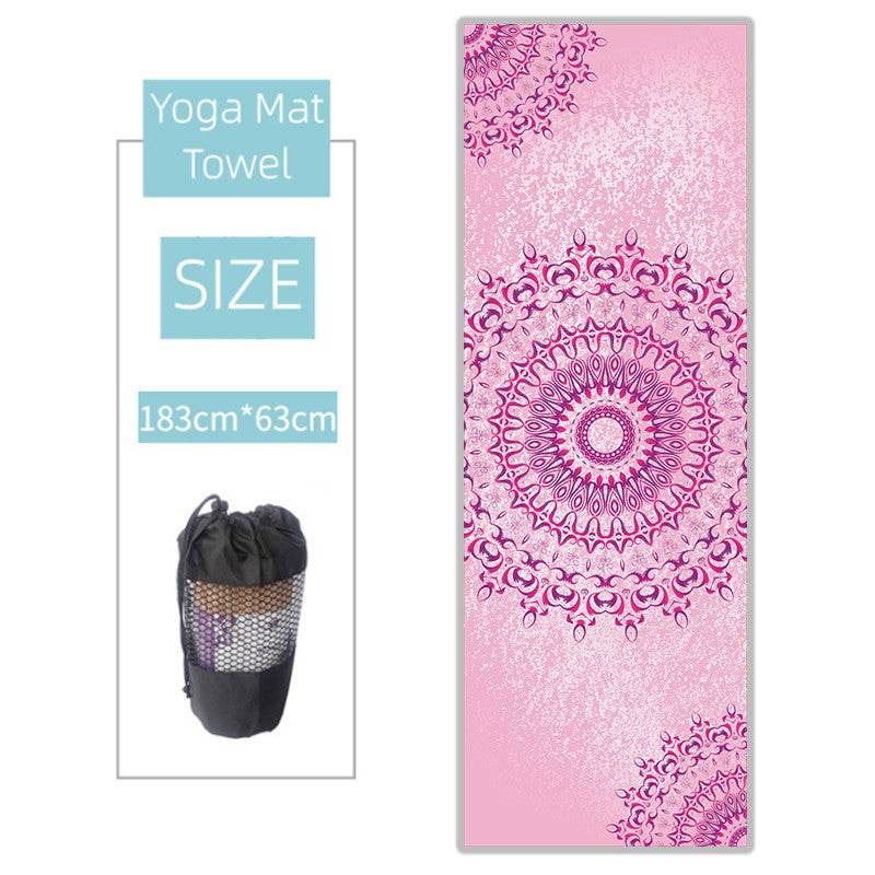 Non-slip Thickened Microfiber Yoga Spread  Sweat absorbing Towel Yoga Blanket