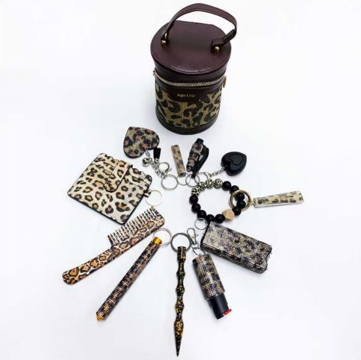 Rainbowsis Fix Keychain Set - Gold Leopard - Rainbowsis