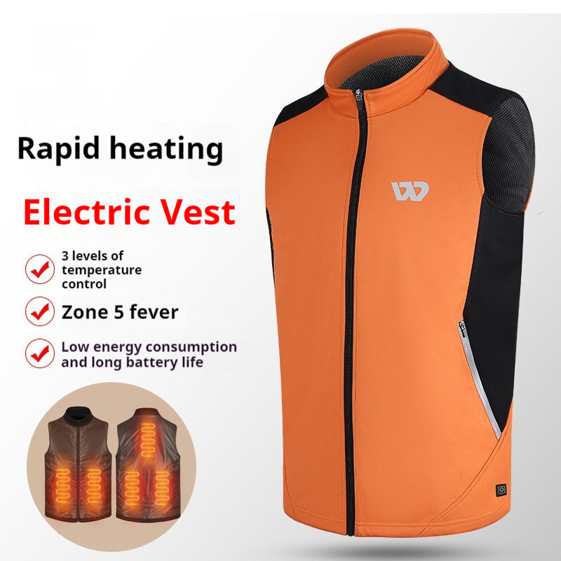 Winter Electric Heating Vest Cold-proof Warm Vest Vest