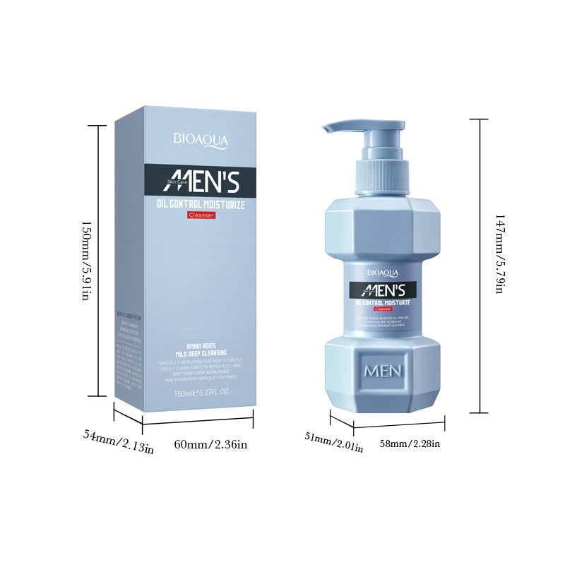 Rainbowsis  Men's Oil Control Moisturizer Facial Cleanser