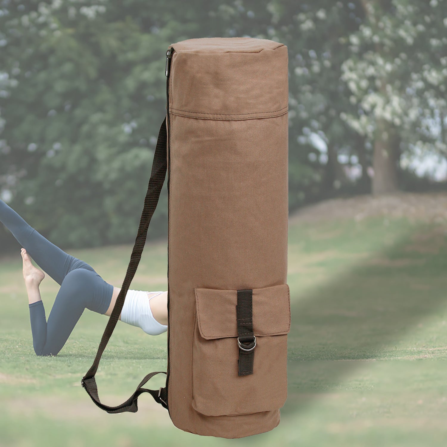 Cylindrical Multifunctional Large-Capacity Yoga Bag