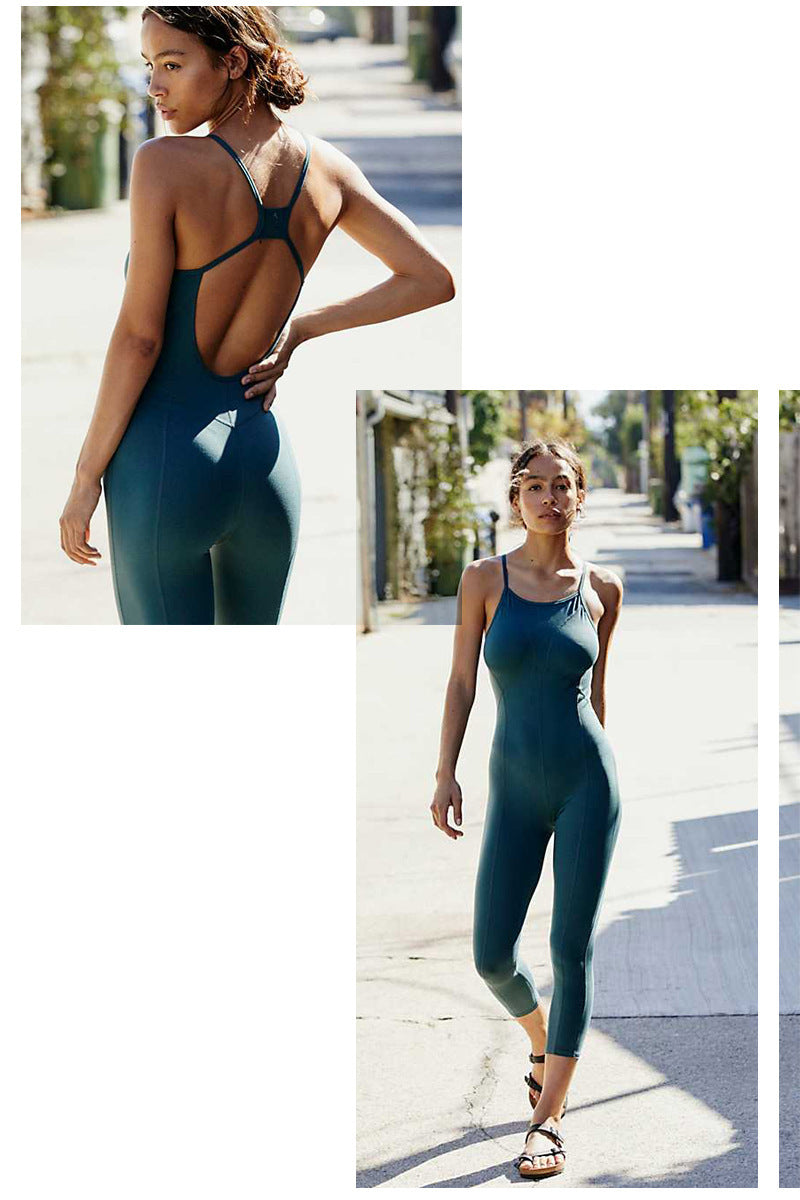 Yoga Jumpsuit Gym Fitness Breathable Sportswear