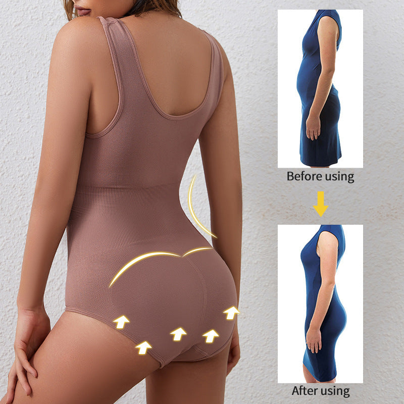 Women's Postpartum Waist Shaper: Belly Trimming One-Piece Support