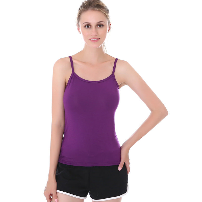 Women's Fashion Stretch Camisole Vest Basic Versatile Vest