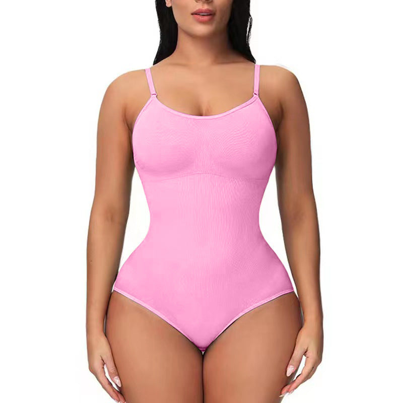 Seamless One-Piece Waist Cincher with Belly Support & Hip Lift