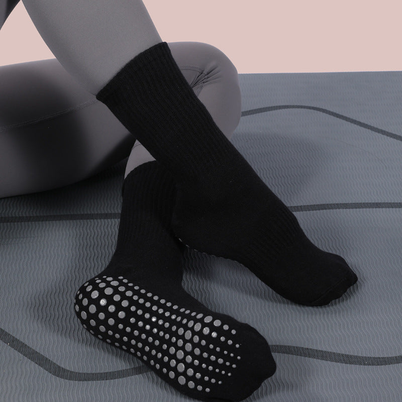 Comfortable Cotton Yoga Socks for Enhanced Grip and Stability