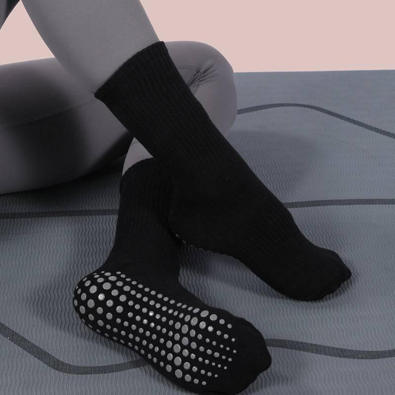 Rainbowsis Cotton Yoga Socks for Enhanced Grip and Stability - Rainbowsis