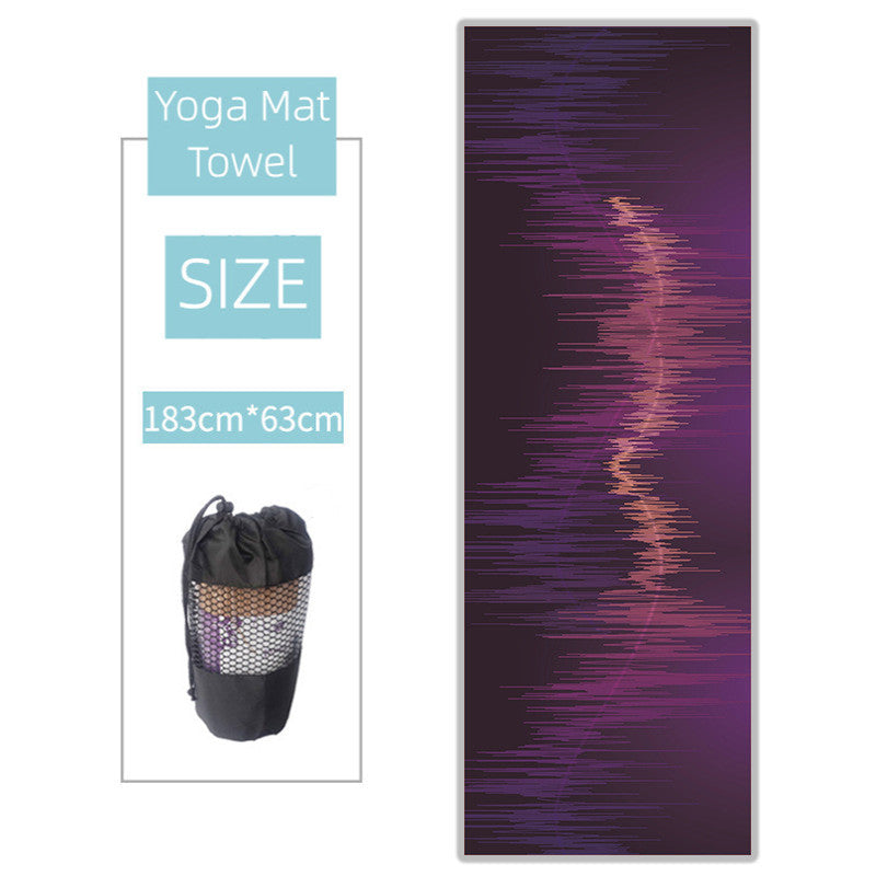 Non-slip Thickened Microfiber Yoga Spread  Sweat absorbing Towel Yoga Blanket