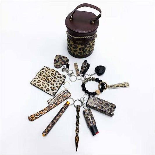 Rainbowsis Fix Keychain Set - Gold Leopard - Rainbowsis