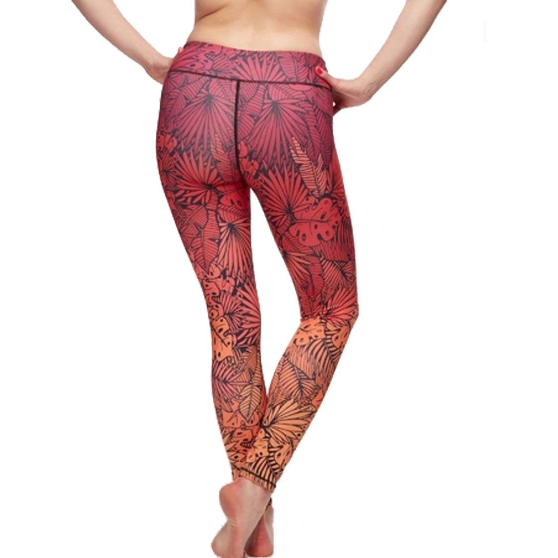 Floral Printed Yoga Pants Pilates Training Wear