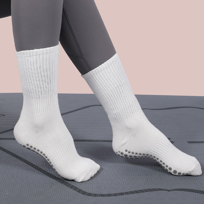 Comfortable Cotton Yoga Socks for Enhanced Grip and Stability